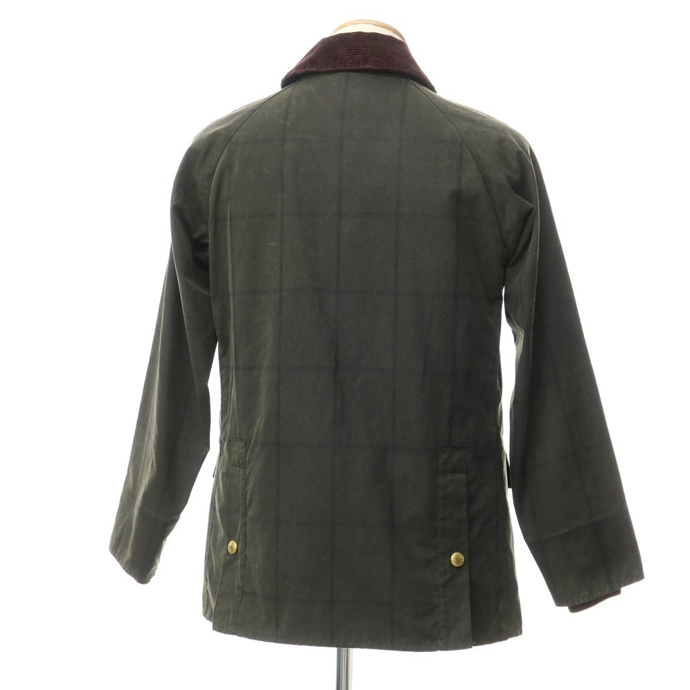 [Used] Barbour SL BEDALE Oiled Cotton Check Field Jacket Olive x Navy [36] [Condition Rank C] [Men&