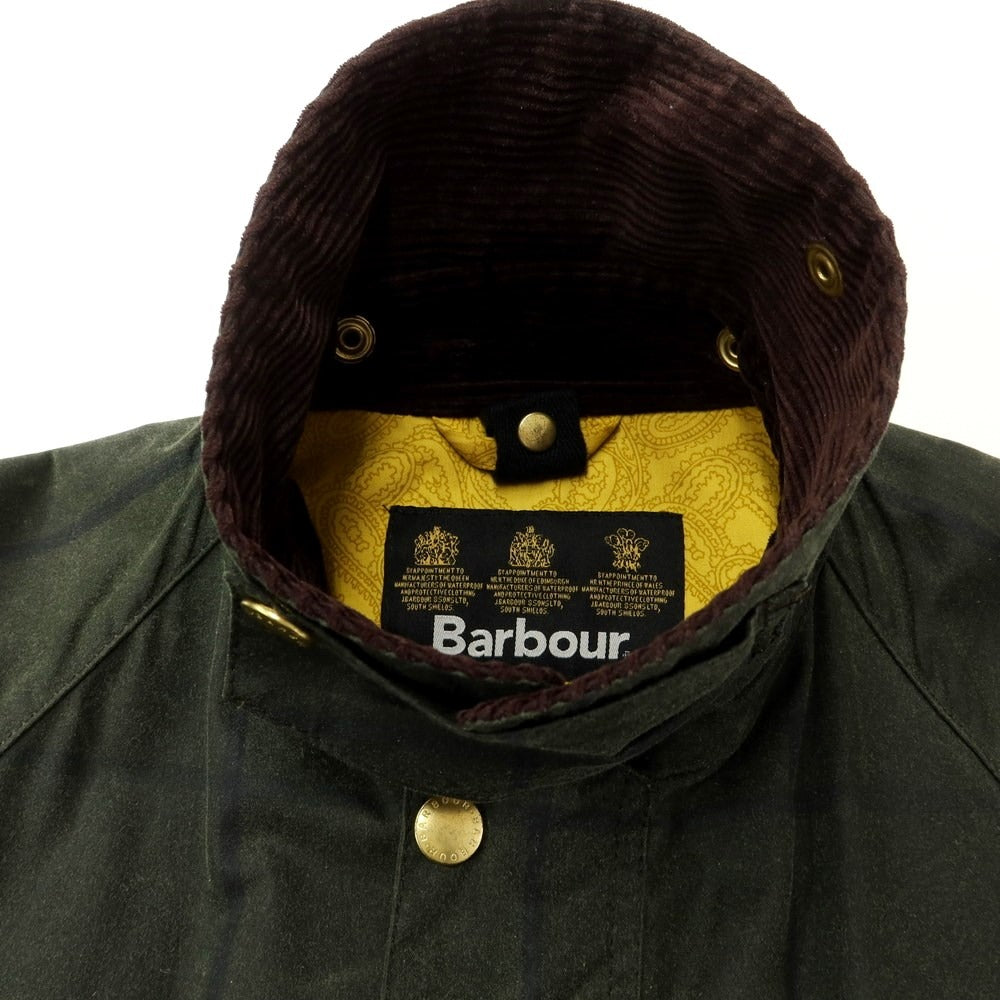 [Used] Barbour SL BEDALE Oiled Cotton Check Field Jacket Olive x Navy [36] [Condition Rank C] [Men&