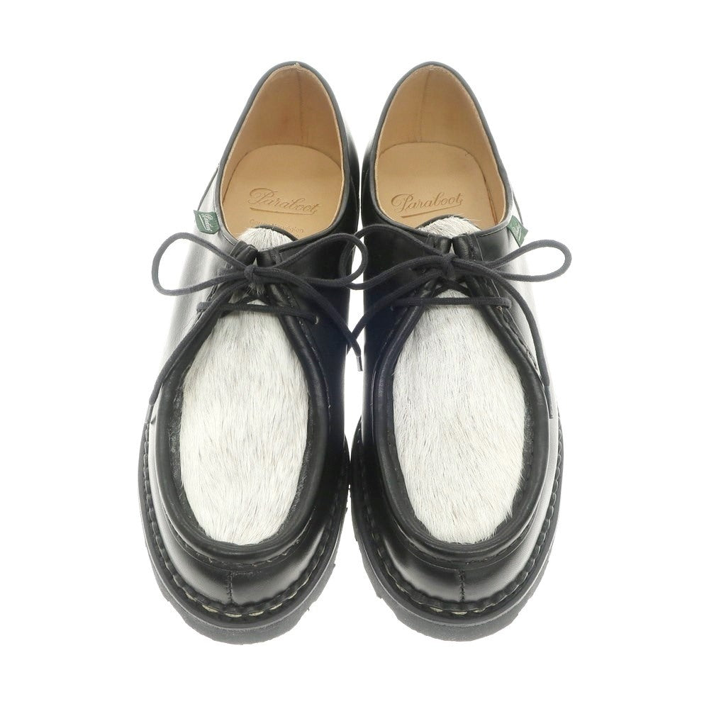 [Used] [Unused] Paraboot MICHAEL PL.PP MOUCHETE Michael Pony Tyrolean Shoes Black x White [42] [Condition Rank S] [Men&