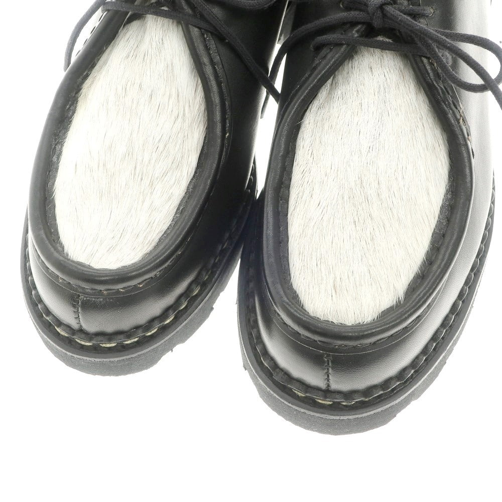 [Used] [Unused] Paraboot MICHAEL PL.PP MOUCHETE Michael Pony Tyrolean Shoes Black x White [42] [Condition Rank S] [Men&