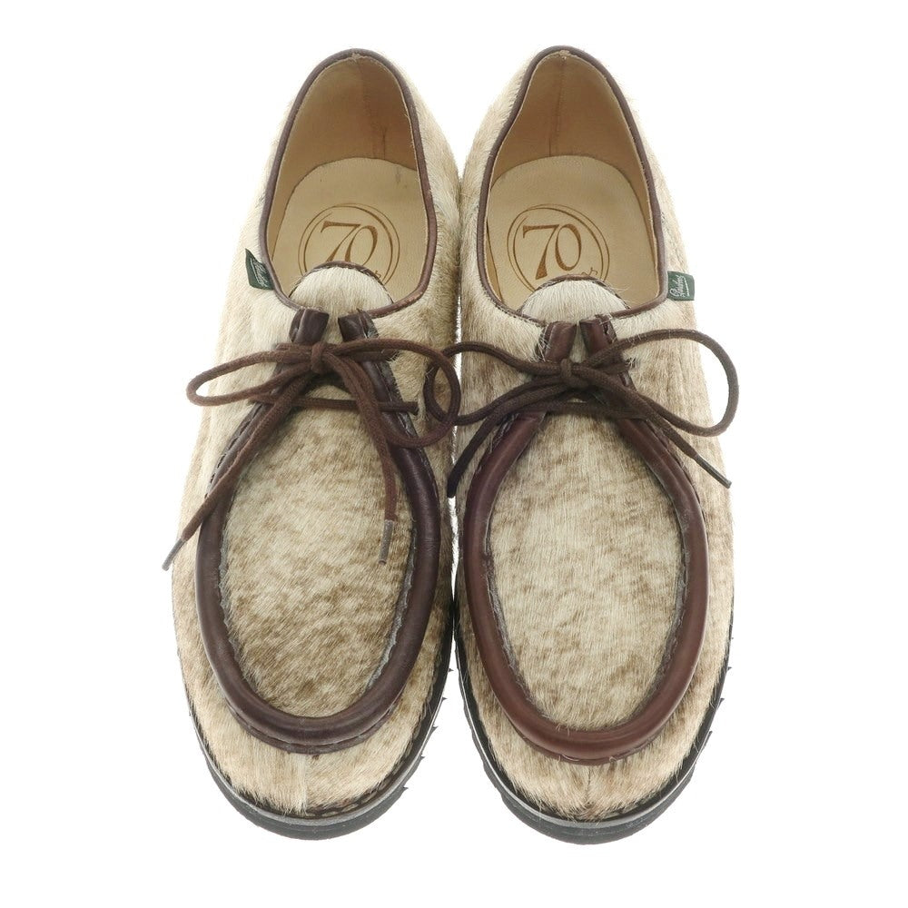 [Used] [Unused] Paraboot 70th Anniversary MICHAEL SPORT Michael Pony Fur Tyrolean Shoes Beige x Brown [42] [Condition Rank S] [Men&