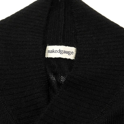 [Used] nakedgauge 2023 Autumn/Winter Alpaca Knit Cardigan Black [Size 1] [BLK] [A/W] [Condition Rank A] [Unisex] [768780]
 [CPD]