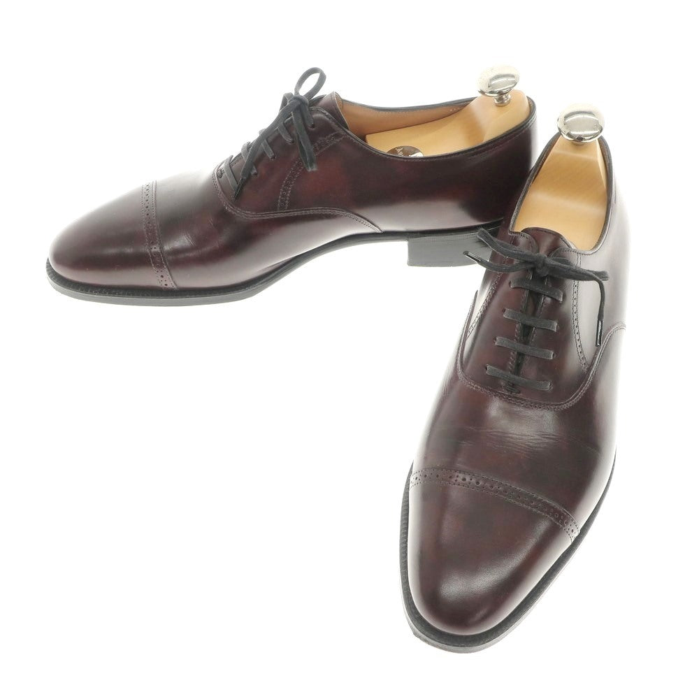 [Used] John Lobb PHILIP II Museum Calf Straight Tip Shoes Burgundy [7D] [Condition Rank A] [Men&