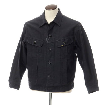 [Used] AUBERGE Cotton Trucker Jacket Grayish Navy [42] [Condition Rank C] [Men&