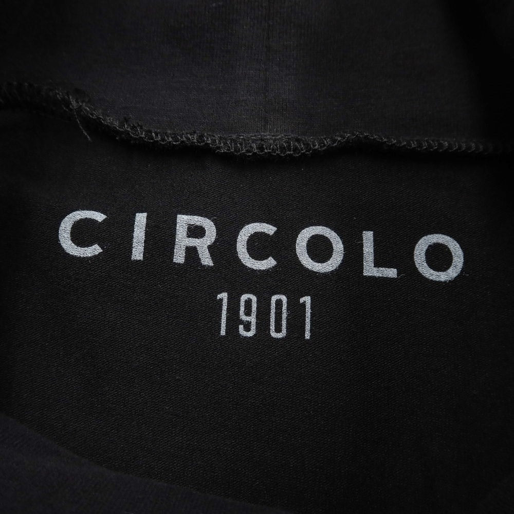 [Used] CIRCOLO 1901 Cotton Turtleneck Long Sleeve T-Shirt Black [Size M] [BLK] [A/W] [Condition Rank B] ​​[Men&