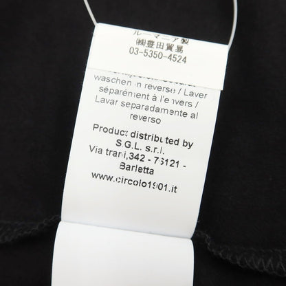[Used] CIRCOLO 1901 Cotton Turtleneck Long Sleeve T-Shirt Black [Size M] [BLK] [A/W] [Condition Rank B] ​​[Men&