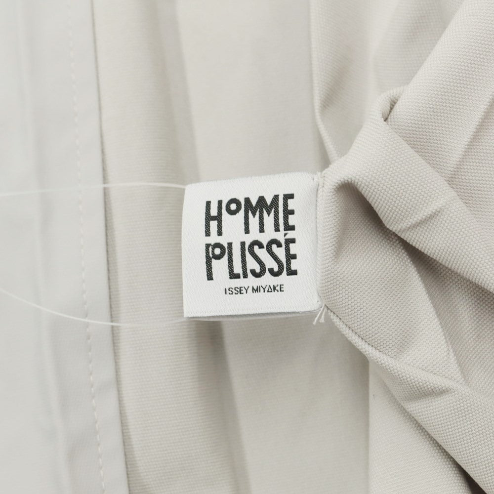 [Used] HOMME PLISSE ISSEY MIYAKE 2023 Fall/Winter Pleated Poncho Coat Light Gray [No size indicated (L)] [GRY] [S/S] [Condition Rank C] [Men&