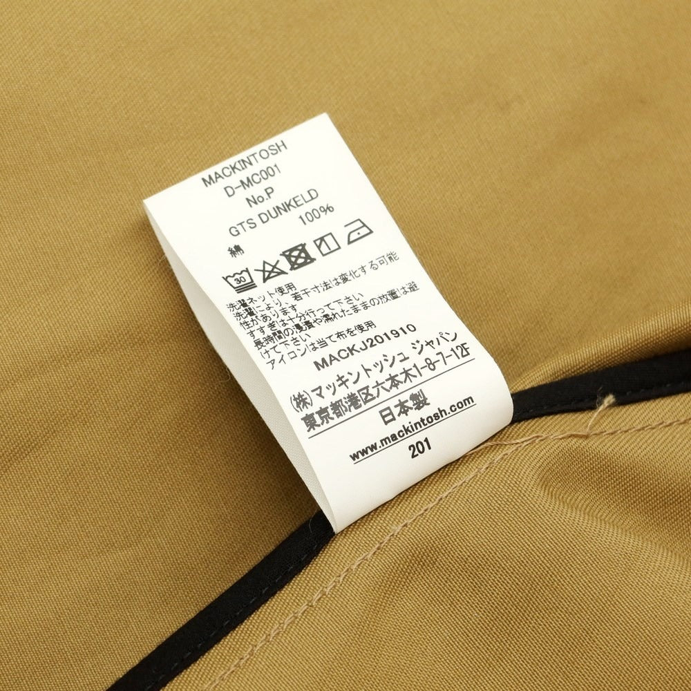 [Used] Mackintosh Cotton Balmacaan Coat Brown Beige [34] [Condition Rank B] [Men&