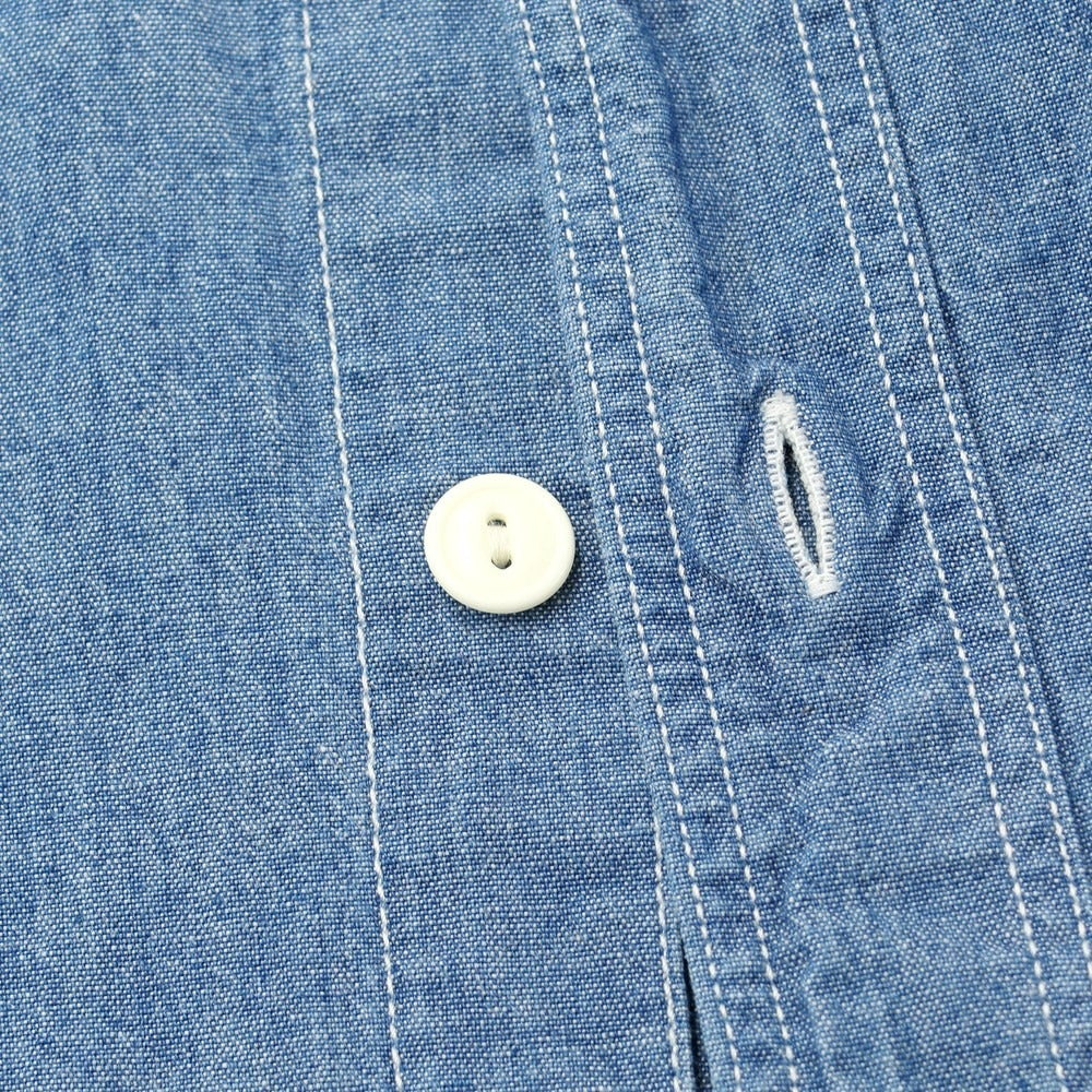 [Used] JOURNAL STANDARD Cotton Chambray Shirt Blue [L] [Condition Rank C] [Men&