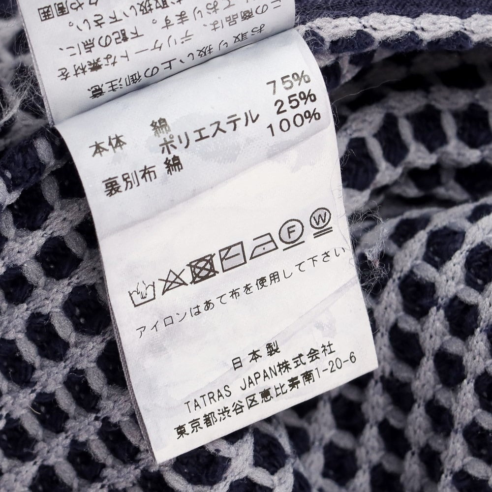 [Used] Seagreen Oniwaffle Zip-up Hoodie Blue x Navy [Size 3] [BLU] [S/S/A/W] [Condition Rank C] [Men&