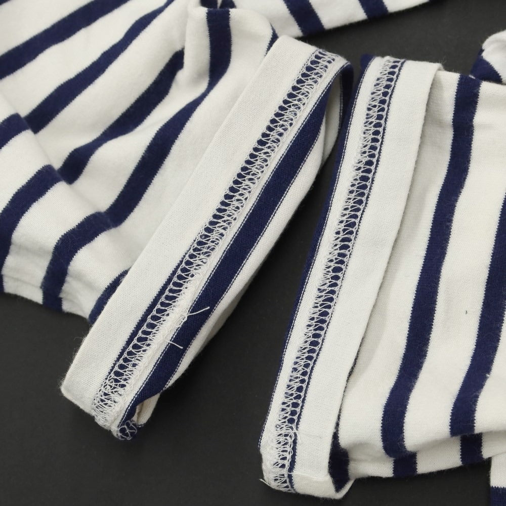 [Used] ORCIVAL Cotton Border Basque Shirt White x Navy [Size 4] [WHT] [S/S] [Condition Rank C] [Men&