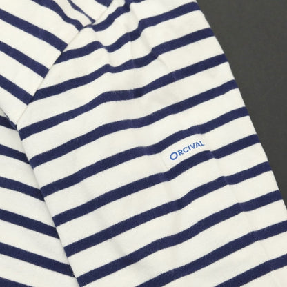 [Used] ORCIVAL Cotton Border Basque Shirt White x Navy [Size 4] [WHT] [S/S] [Condition Rank C] [Men&