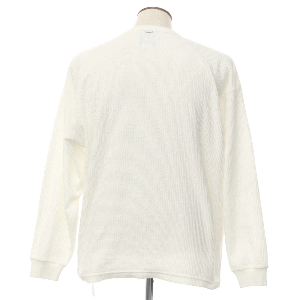 [Used] WTAPS 2022 Fall/Winter Cotton Long Sleeve T-Shirt White [Size 3] [WHT] [S/S/A/W] [Condition Rank B] ​​[Men&