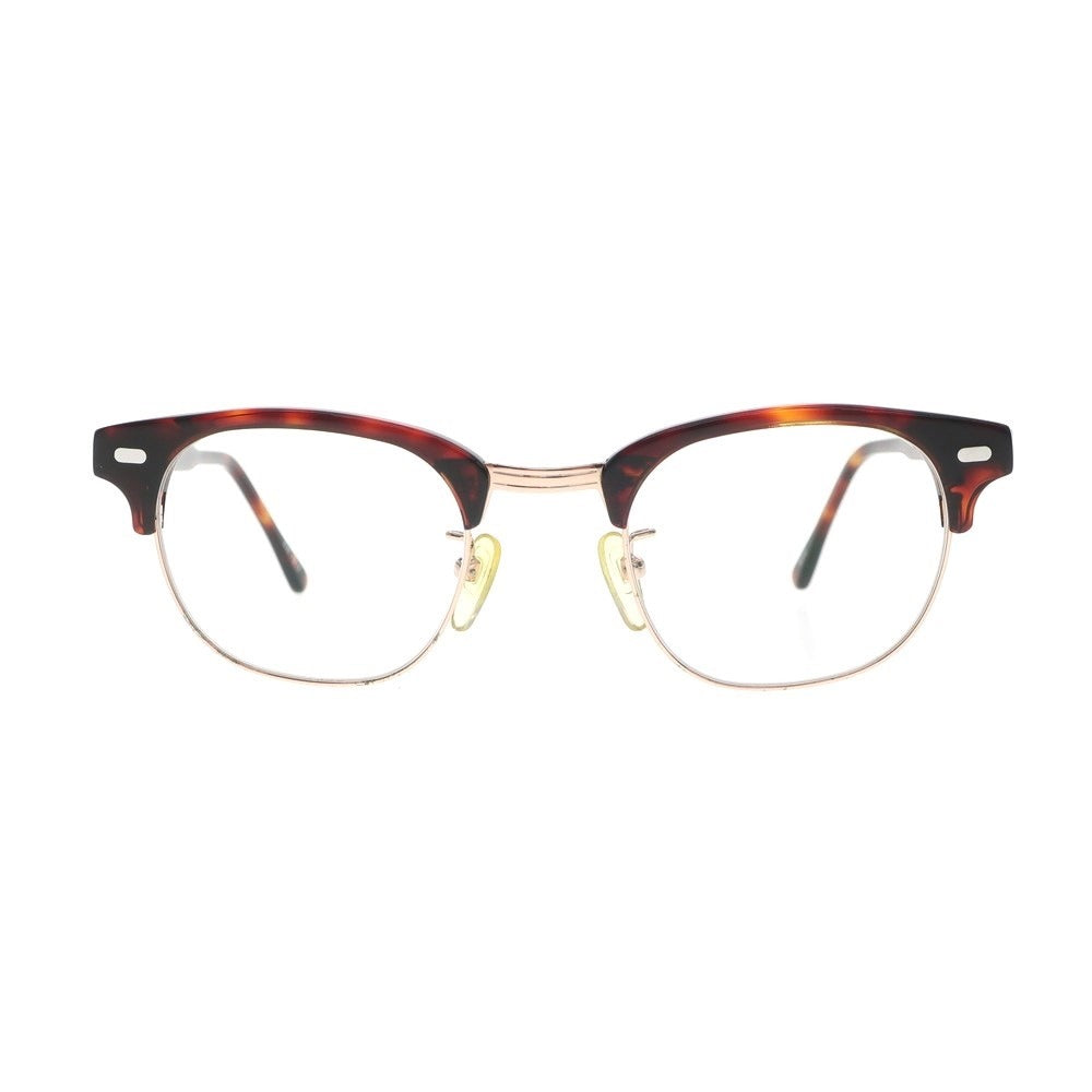 [Used] Moscot YUKEL Metal x Cell Eyeglasses Brown x Pink Gold [Size 46/22] [BRW] [S/S/A/W] [Condition Rank B] ​​[Unisex] [768773]