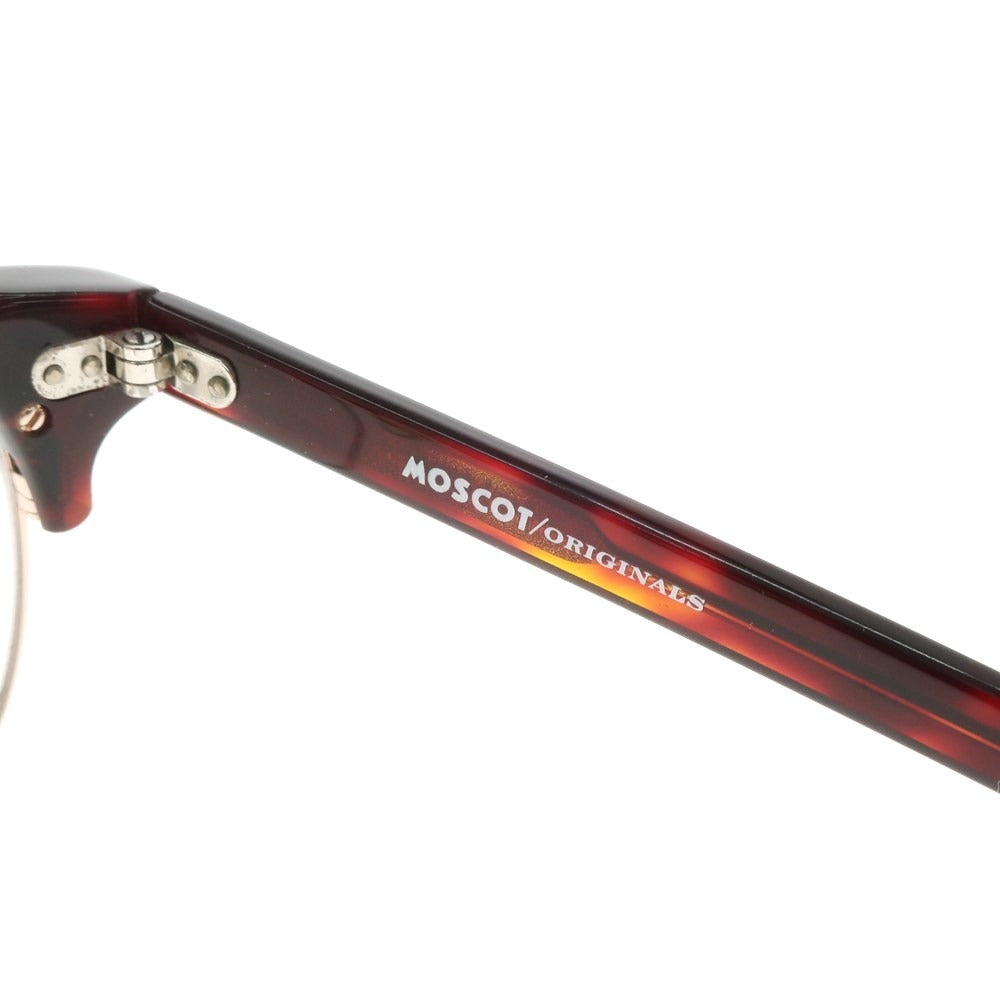 [Used] Moscot YUKEL Metal x Cell Eyeglasses Brown x Pink Gold [Size 46/22] [BRW] [S/S/A/W] [Condition Rank B] ​​[Unisex] [768773]