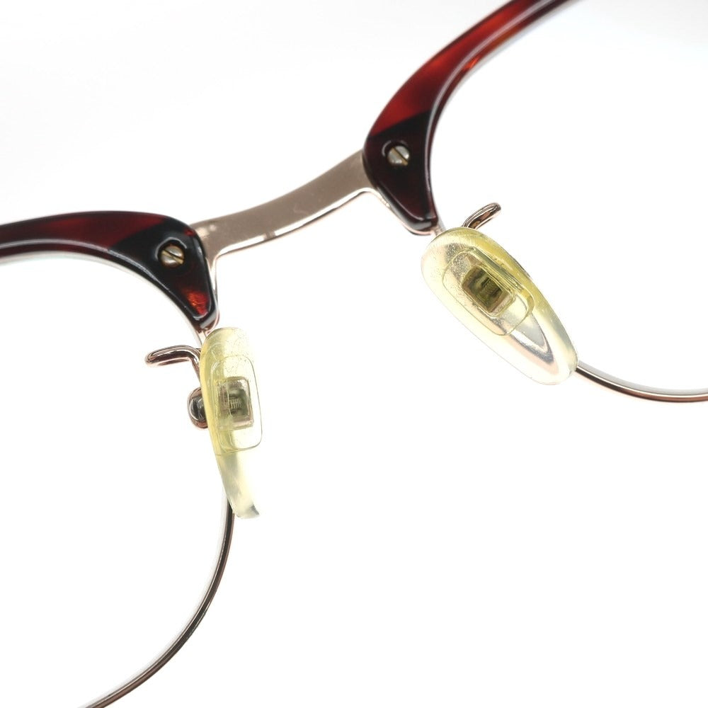 [Used] Moscot YUKEL Metal x Cell Eyeglasses Brown x Pink Gold [Size 46/22] [BRW] [S/S/A/W] [Condition Rank B] ​​[Unisex] [768773]