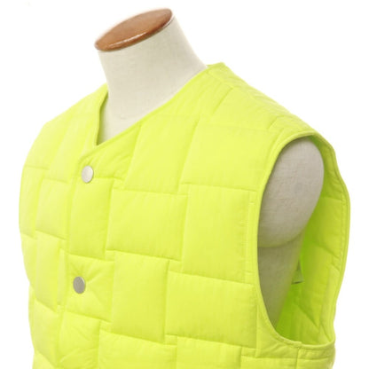 [Used] Bottega Veneta nylon padded vest, fluorescent lime yellow [M] [Condition rank A] [Men&