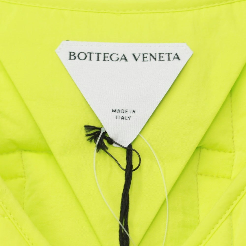 [Used] Bottega Veneta nylon padded vest, fluorescent lime yellow [M] [Condition rank A] [Men&