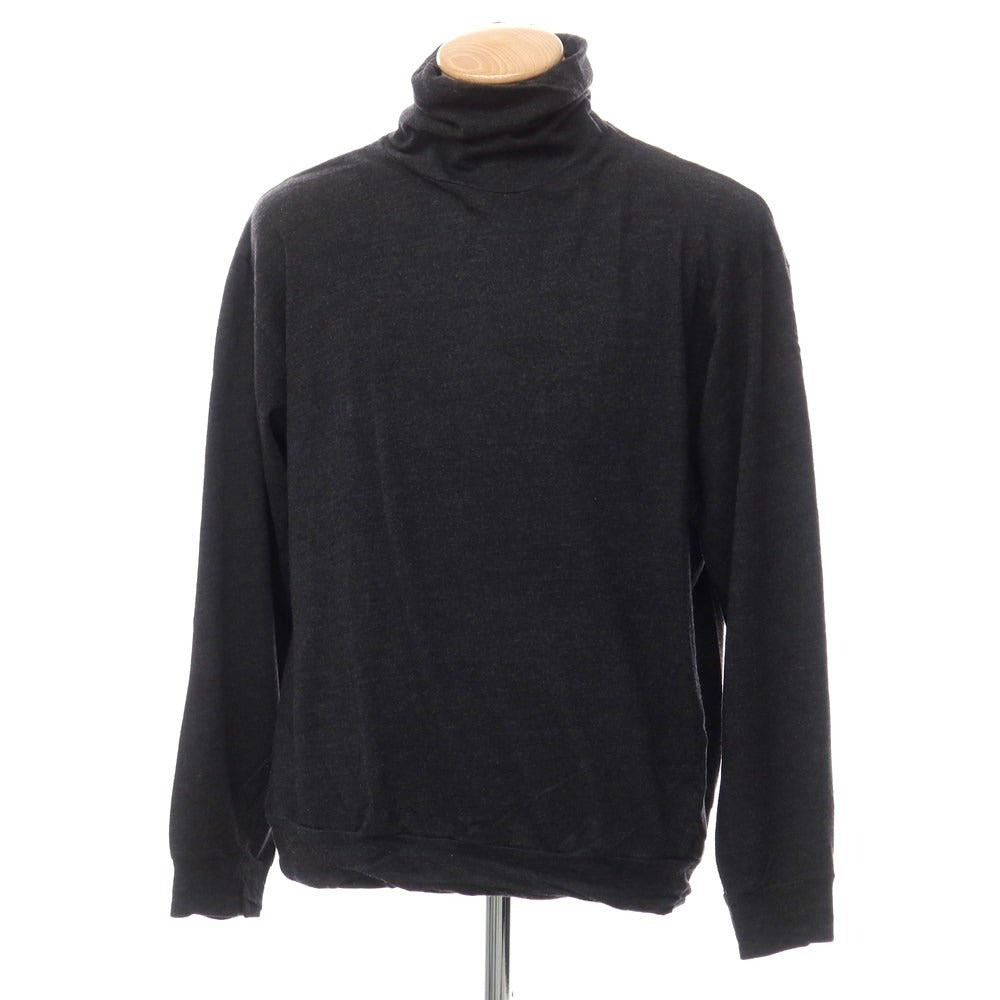 [Used] COMOLI High Gauge Wool Turtleneck Knit Charcoal Gray [Size 1] [GRY] [A/W] [Condition Rank B] ​​[Men&