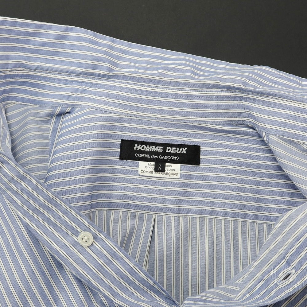 [Used] COMME des GARCONS HOMME DEUX 2020 Autumn/Winter Cotton Casual Shirt Blue x White [S] [Condition Rank C] [Men&