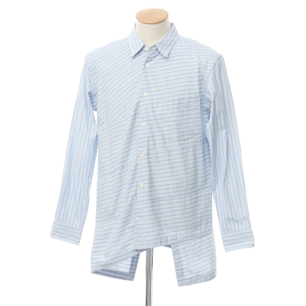 [Used] COMME des GARCONS HOMME DEUX 2021 Spring/Summer Cotton Casual Shirt Light Blue x White x Navy [S] [Condition Rank C] [Men&