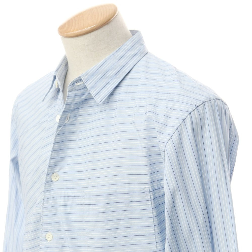 [Used] COMME des GARCONS HOMME DEUX 2021 Spring/Summer Cotton Casual Shirt Light Blue x White x Navy [S] [Condition Rank C] [Men&