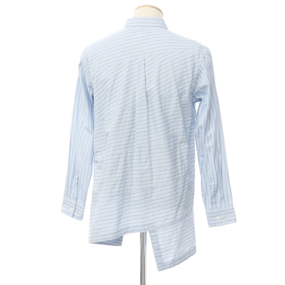 [Used] COMME des GARCONS HOMME DEUX 2021 Spring/Summer Cotton Casual Shirt Light Blue x White x Navy [S] [Condition Rank C] [Men&