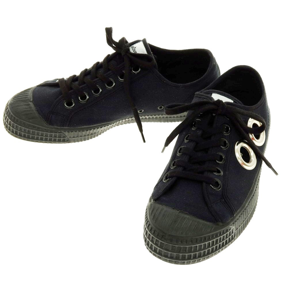 [Used] COMME des GARCONS HOMME DEUX × NOVESTA 2023 Fall/Winter Canvas Sneakers Black [40] [Condition Rank B] [Men&