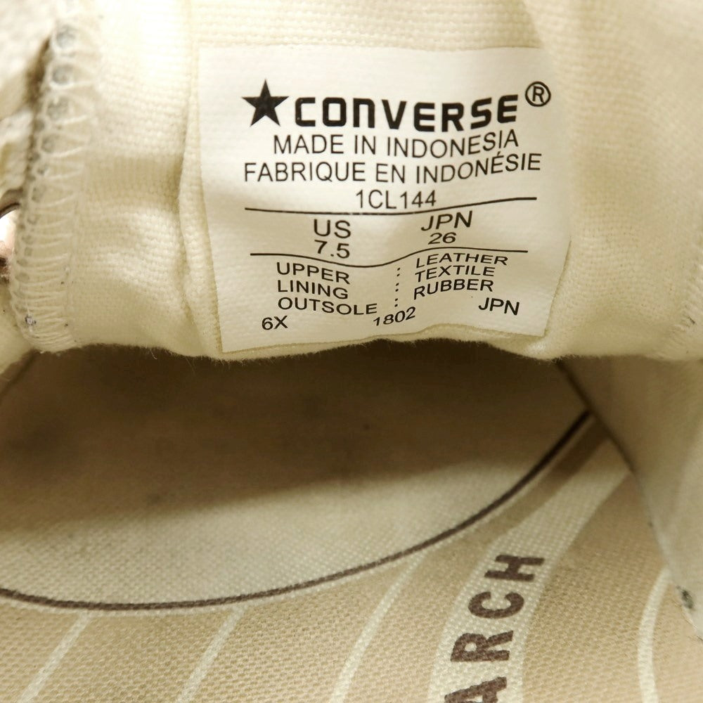 【中古】コンバース CONVERSE ADDICT オールスター レザー スニーカー オフホワイト【 26 】【 状態ランクC 】【 メンズ 】
[DPD]