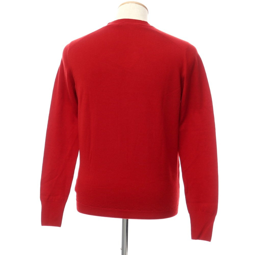 [Used] CRUCIANI high gauge wool knit cardigan, red [size 46] [RED] [A/W] [Condition rank A] [Men&