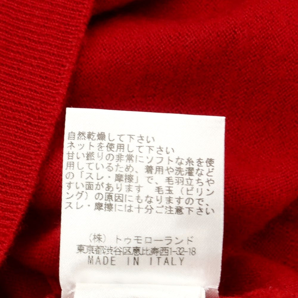 [Used] CRUCIANI high gauge wool knit cardigan, red [size 46] [RED] [A/W] [Condition rank A] [Men&