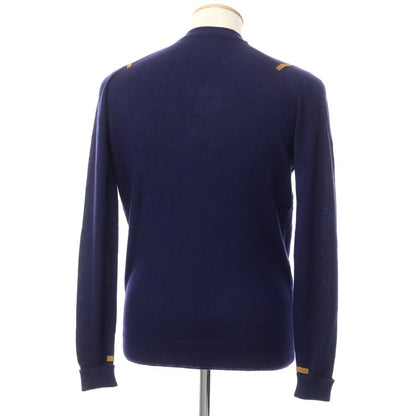 [Used] THE INOUE BROTHERS High Gauge Alpaca Knit Cardigan Navy [Size not specified (S size)] [NVY] [A/W] [Condition rank A] [Men&