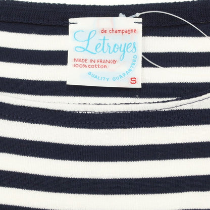 【中古】ルトロワ Letroyes コットン ボーダー 7分袖Ｔシャツ ホワイトxネイビー【サイズS】【WHT】【S/S】【状態ランクC】【メンズ】【768776】
[EPD]