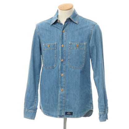 [Used] Bleu de Paname denim casual shirt, blue [S] [Condition rank D] [Men&