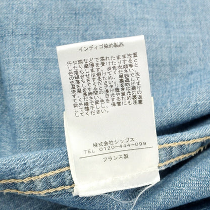 [Used] Bleu de Paname denim casual shirt, blue [S] [Condition rank D] [Men&