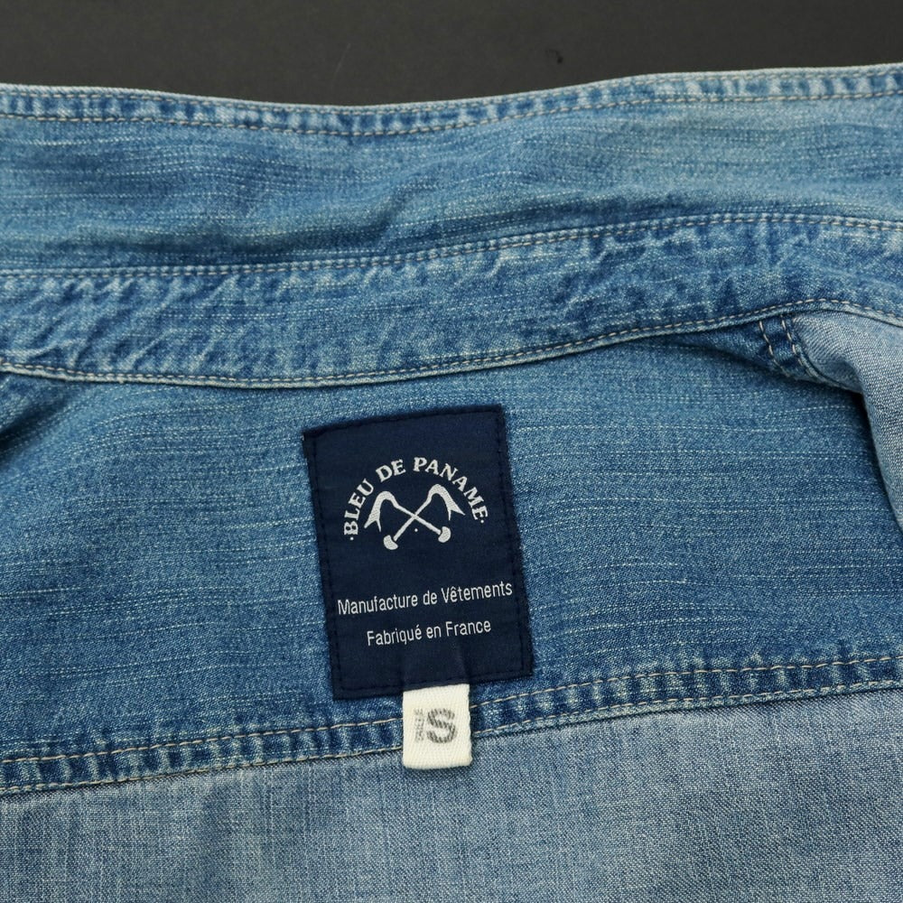 [Used] Bleu de Paname denim casual shirt, blue [S] [Condition rank D] [Men&