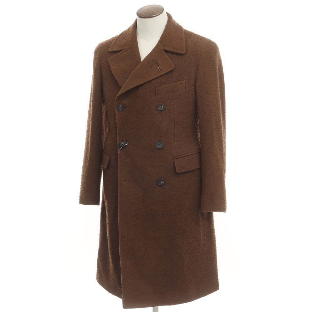 [Used] [Unused] Tagliatore TAGLIATORE Wool Nylon Brilla Peril Gusto Custom Double Breasted Coat Brown [Size 48] [BRW] [A/W] [Condition Rank S] [Men&