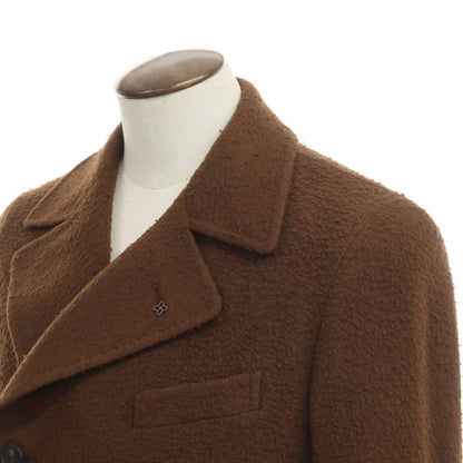 [Used] [Unused] Tagliatore TAGLIATORE Wool Nylon Brilla Peril Gusto Custom Double Breasted Coat Brown [Size 48] [BRW] [A/W] [Condition Rank S] [Men&