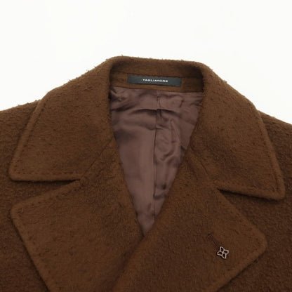 [Used] [Unused] Tagliatore TAGLIATORE Wool Nylon Brilla Peril Gusto Custom Double Breasted Coat Brown [Size 48] [BRW] [A/W] [Condition Rank S] [Men&