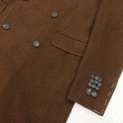 [Used] [Unused] Tagliatore TAGLIATORE Wool Nylon Brilla Peril Gusto Custom Double Breasted Coat Brown [Size 48] [BRW] [A/W] [Condition Rank S] [Men&