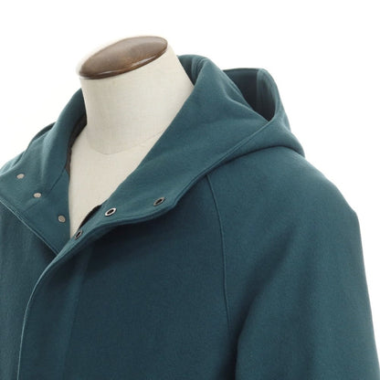 [New] TAGLIATORE Wool Nylon Cashmere Hooded Coat Dark Turquoise [Size 48] [GRN] [A/W] [Condition Rank N] [Men&