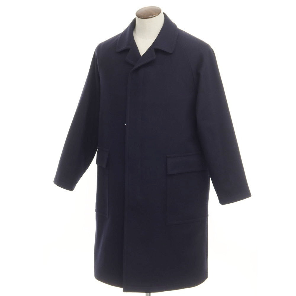[New] Tagliatore Loyd Wool Nylon Cashmere Balmac Coat Navy [Size 50] [NVY] [A/W] [Condition Rank N] [Men&