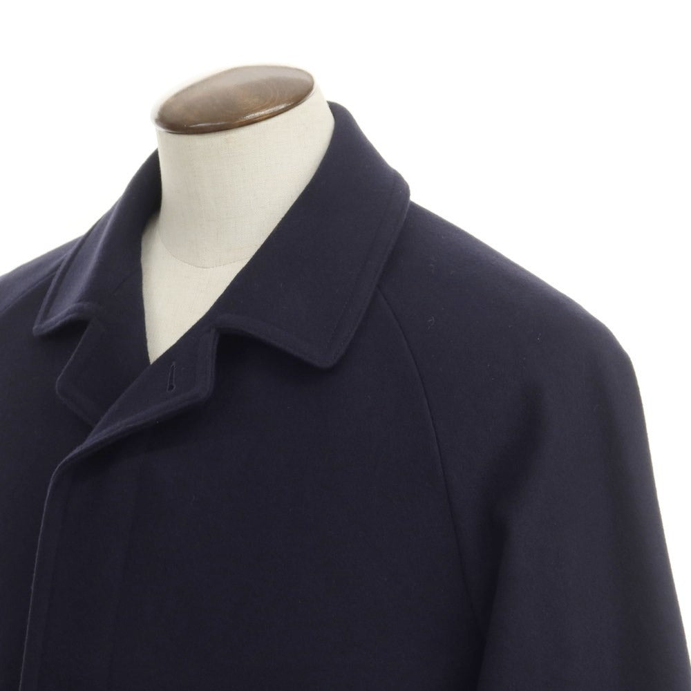 [New] Tagliatore Loyd Wool Nylon Cashmere Balmac Coat Navy [Size 50] [NVY] [A/W] [Condition Rank N] [Men&