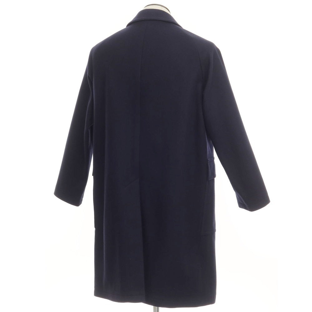 [New] Tagliatore Loyd Wool Nylon Cashmere Balmac Coat Navy [Size 50] [NVY] [A/W] [Condition Rank N] [Men&