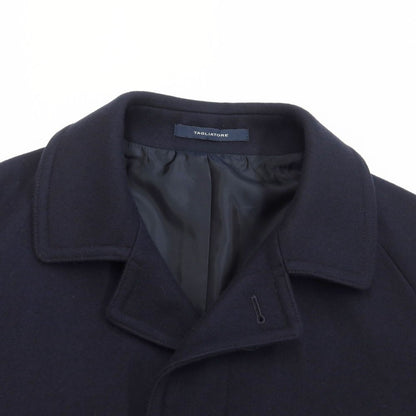 [New] Tagliatore Loyd Wool Nylon Cashmere Balmac Coat Navy [Size 50] [NVY] [A/W] [Condition Rank N] [Men&