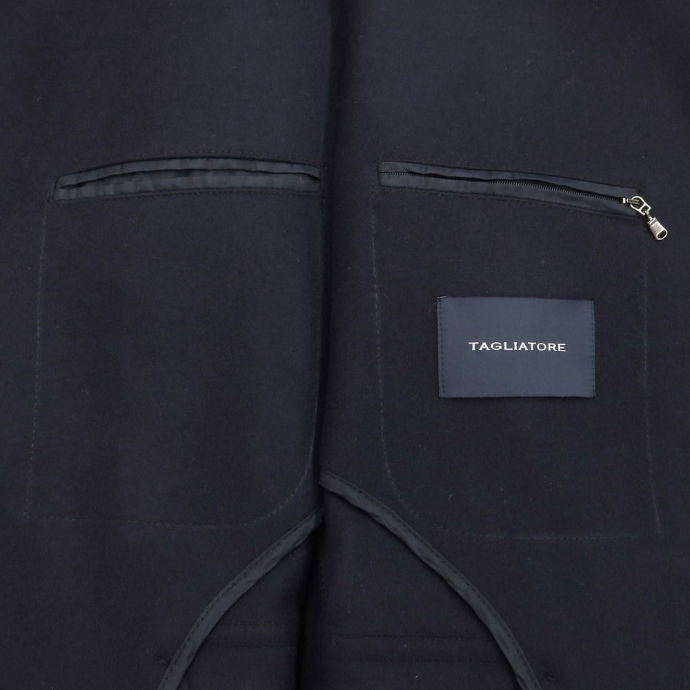 [New] Tagliatore Loyd Wool Nylon Cashmere Balmac Coat Navy [Size 50] [NVY] [A/W] [Condition Rank N] [Men&