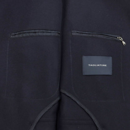 [New] Tagliatore Loyd Wool Nylon Cashmere Balmac Coat Navy [Size 50] [NVY] [A/W] [Condition Rank N] [Men&