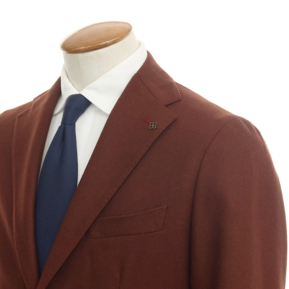 [New] TAGLIATORE Wool Unconstructed Easy 2-Button Suit Brown [Size 48] [BRW] [A/W] [Condition Rank N] [Men&