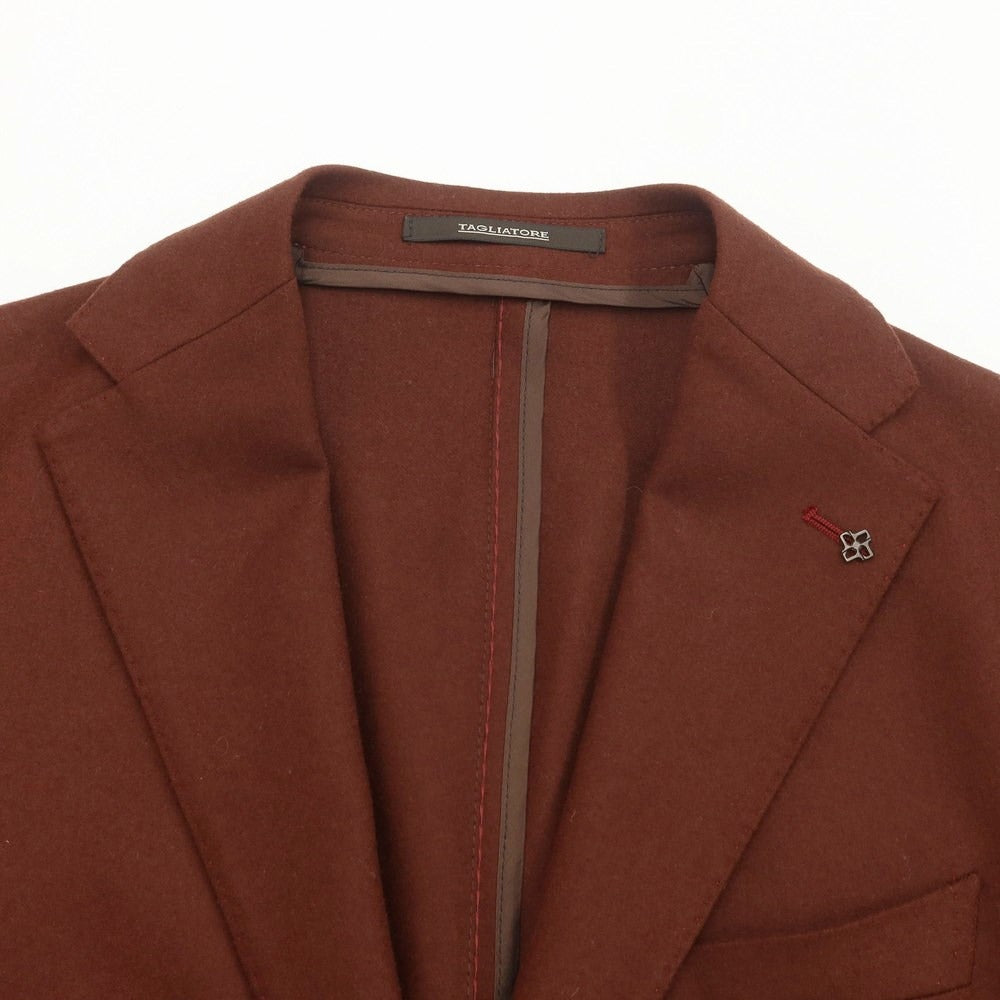 [New] TAGLIATORE Wool Unconstructed Easy 2-Button Suit Brown [Size 48] [BRW] [A/W] [Condition Rank N] [Men&