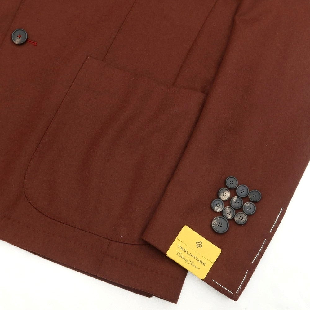 [New] TAGLIATORE Wool Unconstructed Easy 2-Button Suit Brown [Size 48] [BRW] [A/W] [Condition Rank N] [Men&